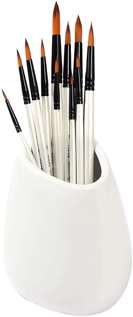 Pincel de nylon mhyfc 12 Art Ganch Line Pen Conjunto de caneta Pintura Pintura aquarela de pincel de pincel de pincel de