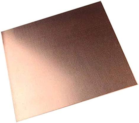 Xunkuaenxuan metal folha de cobre folha de cobre folha de metal folha de folha de metal, 1 mm x 100 mm x 150mm placa de latão