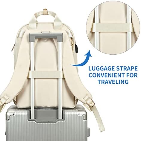 Mochila de laptop Wiseild para mulheres, mochilas de computadores de moda Backpacks Bags de viagem Médico Doutor Enfermeira