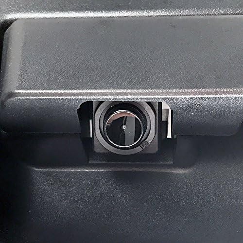 Mestre, alça de porta traseira preta com substituição da câmera de backup para Nissan Frontier | IP68 impermeabilizado | Câmera HD | Fácil de instalar
