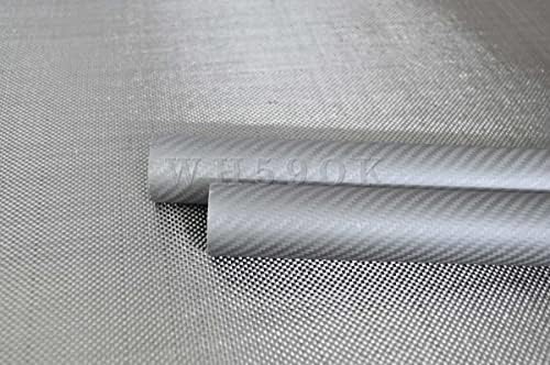 Whabest 1pcs 3k Roll embrulhado Tubo de fibra de carbono 94mm od x 90mm ID x 500 mm material compósito de carbono/tubos