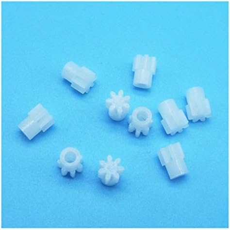 Alanooy 072a 0,5m pinhões engrenagens 7 módulo de dente 0,5 engrenagem plástica 2mm Eixo de ajuste de peças de encaixe acessórios