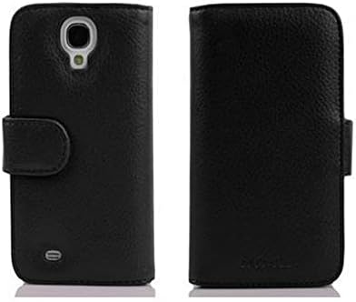 Caso Cadorabo Book Compatível com o Samsung Galaxy Mega 6.3 em Black Oxid - com função do suporte e slot de cartão feito