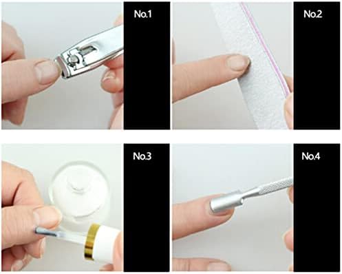 Buffer Steel Pusher Dead Skin Fork nutrition Bright Nail Art Manicure Kit Multryuse -