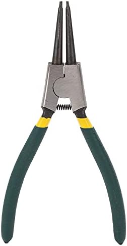 Ukens alicates externos retos, conveniente para usar alicates de circlip, mola de aço para ferramentas, alicates de anel de encaixe
