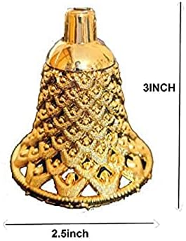Weone Creations Golden Plastic Bell Ornament for Home Decor Party Event Wedding Decor