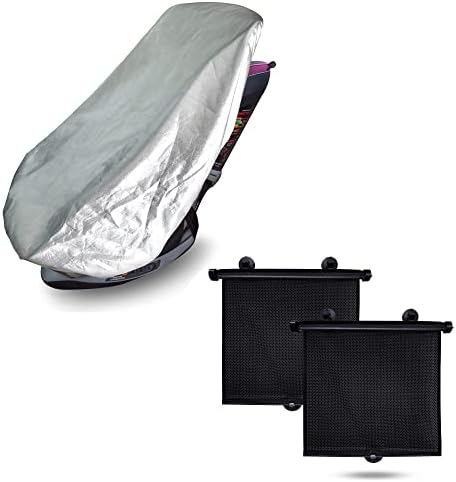 Econour Baby Car Seat Sun Shade Tampa | Assentos de carro infantil Protetor de calor mantém o seu assento de bebê para criança