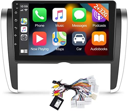 [2 + 32g] Android 11 Rádio de carro para Toyota Allion 2007-2015, estéreo de carro de tela de toque de 9 polegadas,