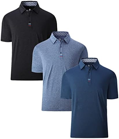 Camisas de golfe de iluminação geek para homens de manga curta camisas de umidade de mergulho de verão tops casuais