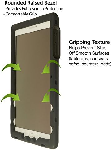 Bobj Case Rugged para Samsung Galaxy Tab S2 9.7 - Bobjgear Custom Fit - Ventagem patenteada - Amplificação de som - Bobjbounces