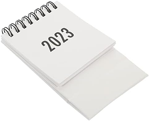 Calendário de calendário de calendário de cronograma de gadpiparty 2022-2023, julho de 2022 a 2023 Pequeno calendário em pé de calendário duplo-fio calendário de desktop para planejar o agendador diário, calendário de desktop branco