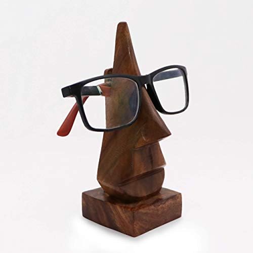 Ajuny, artesanal exclusivo de espetáculo de madeira, óculos de exibição de óculos para homens e mulheres, 6 polegadas