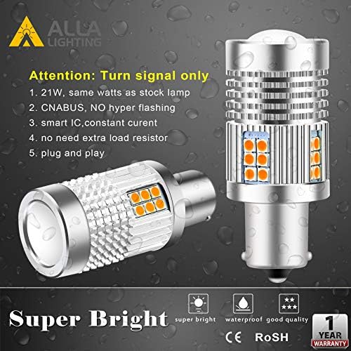 Iluminação alla mais brilhante cancus error Ba15s 1156 lâmpadas LED 3000lm de alta potência 3030 30-smd 12V LED 1156 Bulbo 21W