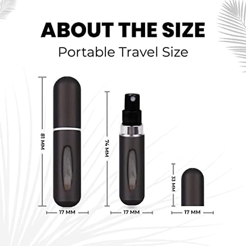 Mini Mini Reabastecimento de Perfume/Colônia Atomizer Bottle - Ótimo para viagens, festas e eventos - Acessório de viagens