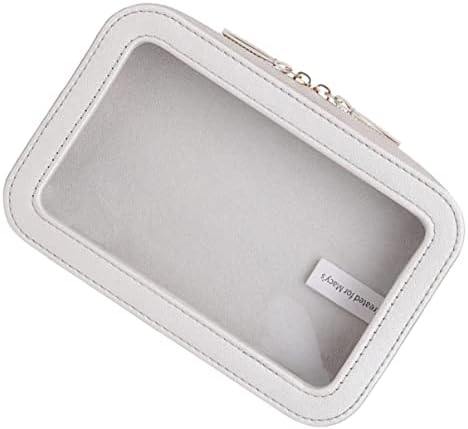 FOMIYES 2 PCS Organizador de moda bolsa zíper transparente de higienetries Trip moeda Holory Handetal Handle Organizadorothbrush Maquia