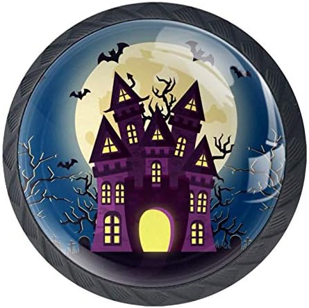 Idealiy Halloween Night Moon Castle Cabinete Porta Maça