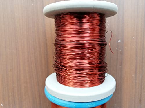 Fio de ímã esmaltado de cobre elétrico Awg 24 bitola 1 lb libra