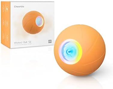 Cheerble atualizou um brinquedo interativo inteligente, bola de movimentação automática, bola ativa para cães de raças pequenas filhotes de cachorros, peppy bola, bola wicked