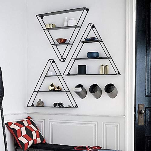 Prateleiras de parede teerwere para sala de estar Triângulo simples prateleiras flutuantes de decoração prateleira de parede
