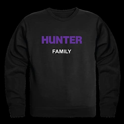 W Republic Hunter College Hawks Family Family Crewneck Sweatshirt