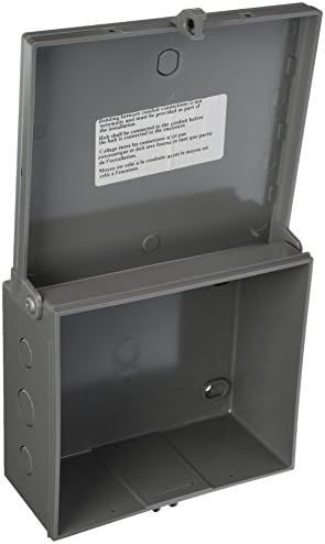 Arlington Industries EB1212BP-1 Caixa de gabinete de equipamentos eletrônicos com placa traseira, 12 x 12 x 4 polegadas, não metálica, 1 pacote