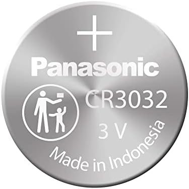 Baterias Panasonic CR3032 Bateria de lítio, 3V, célula de moedas