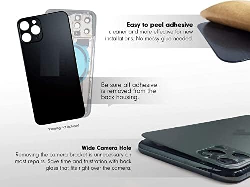 Substituição de vidro traseiro original do abusvexo para iPhone 14 Pro Max Todas as operadoras com ferramenta de reparo adesiva