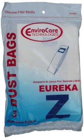 Sacos de vácuo de reposição Envirocare para Eureka Z URPrights 3 pacote