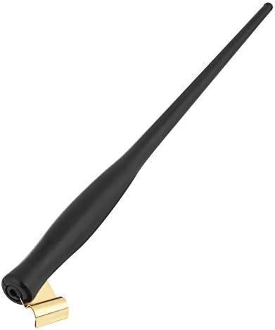 GLOGLOW 6,5 polegadas Pen Pen, caligrafia plástica oblíqua Pen Pen Dit com o flange de bronze com vários ajustes removíveis