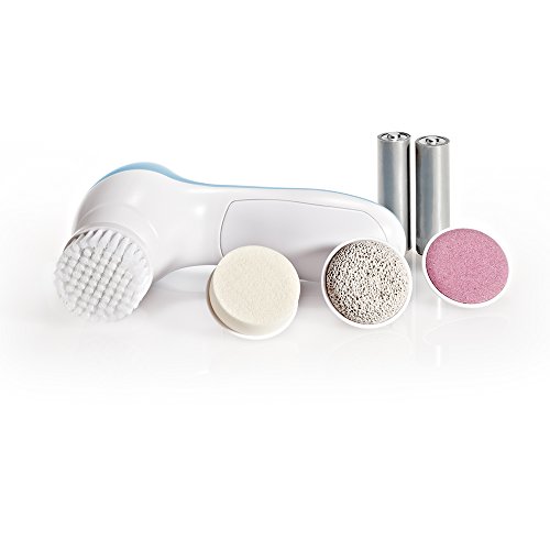Beleza instrumental - sistema de limpeza avançado - para pele macia suave, inclui cabeças para manicures e pedicures