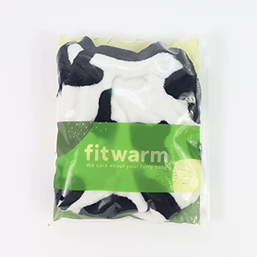 Adorável adorável às vacas de leite Roupas de cachorro de estimação de veludo confortável pijamas de pm pijamas de macacão