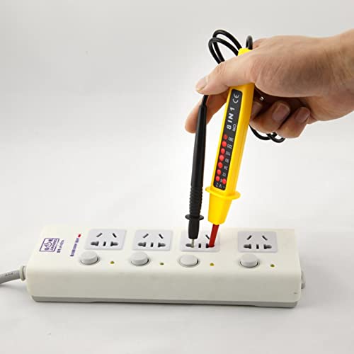 8 em 1 Circuito de caneta de detector de tensão CA/CC elétrico para inspeção diária e medição industrial