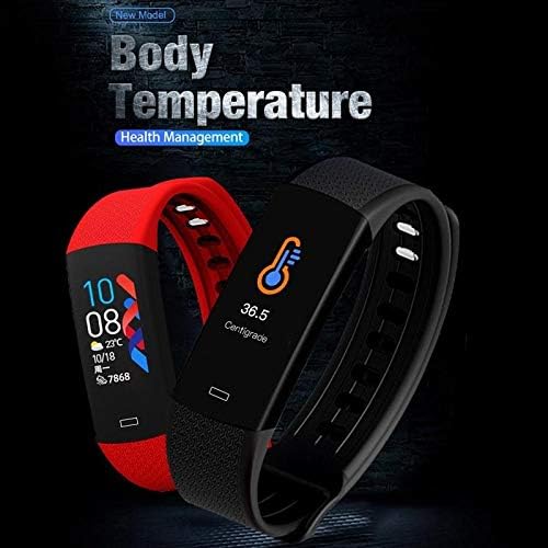 XDCHLK Smart Fitness Bracelet Body Remote Temperature Attivity Atividade Rastreador de fitness impermeabilização Smart Watch Pressão arterial Esporte