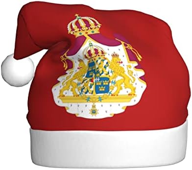 Zaltas Grande brasão de armas da Suécia chapéu de natal para adultos e confortáveis ​​e confortáveis ​​chapéus para