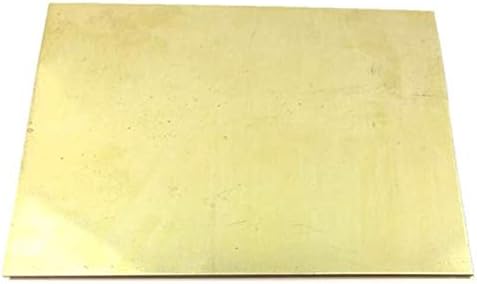 Folha de latão Placa de filme de folha de ouro Placa H62 Folha de experimentos DIY espessura de 0,1 mm, largura 300 mm,