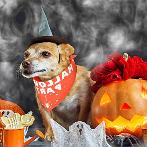 Ytfu halloween cã bandanas para cães pequenos grandes de cães de duas camadas Halloween bandana bandana cachorro bandanas