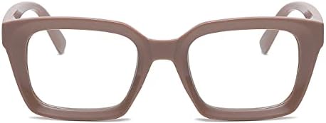 Jovakit, óculos não prescritos para homens, moda de moda quadrada de óculos de moldura
