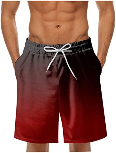 Mens Summer Casual Casual 3D NATA Turncos de natação leves shorts shorts fatos de banho soltos shorts de boxer de cordão