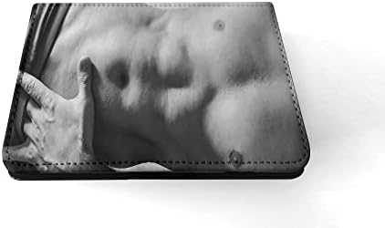 Sexy masculino corpo muscular abds 3 capa de tablet flip para apple ipad mini