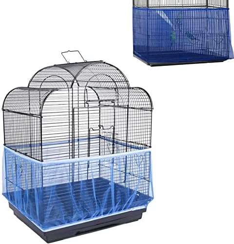 Lemengtree Bird Cage Capa Universal Birdcage Catcher Catcher Guard Tampa da rede, Tampa da rede de malha de nylon de papagaio,