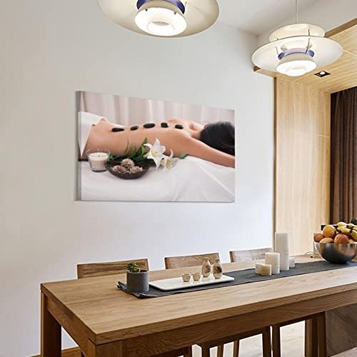 Poster de salão de beleza corporal de beleza massagem integral spa Poster Canvas Pintura Poster de arte de parede para quarto decoração