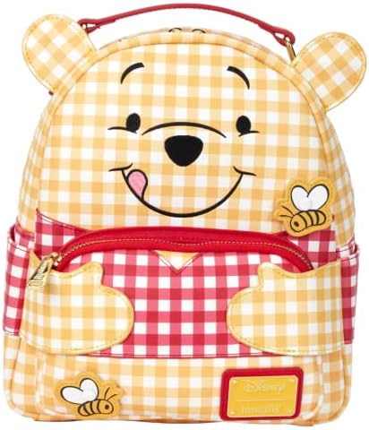 Loungefly Disney Winnie the Pooh Gingham Womens Double Strap ombre