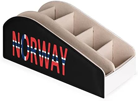 Tits de controle remoto de TV da Noruega com 6 Compartamentos Caddy Box Desk Storage Organizador para Cosméticos de Media Player Blu-ray
