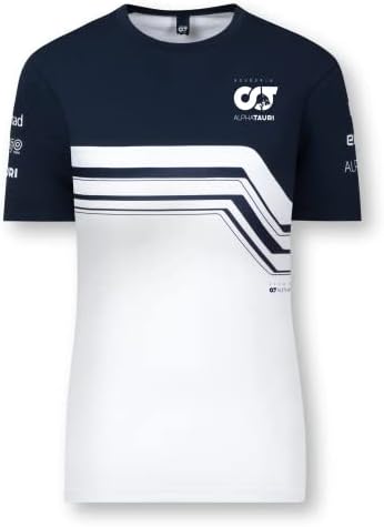 Scuderia Alphatauri Official TeamLine Tam camiseta, senhoras xx -small - mercadoria oficial