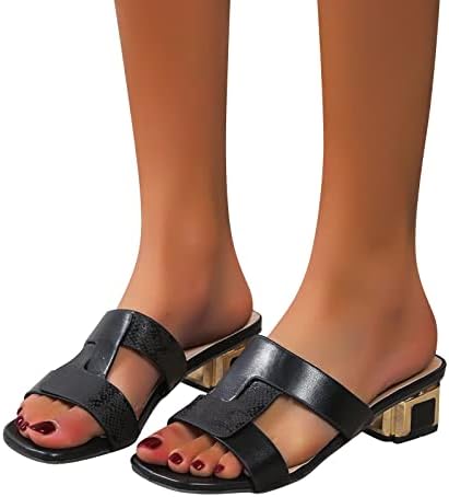 Sandálias Saltos da moda Os calçados casuais casuais dos dedos femininos lasses lascas de lapidado de lascas de lapidado