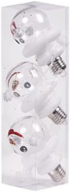 Decoração luminosa criativa Árvore de Natal Ornamentos de Natal Pingente de Natal Mini Mini Led Ball Christmas Clear Stretch