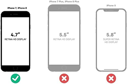 Caso da série OtterBox Symmetry para iPhone SE 3rd Gen, iPhone SE 2, iPhone 8, iPhone 7 - Non Retail Packaging - Black