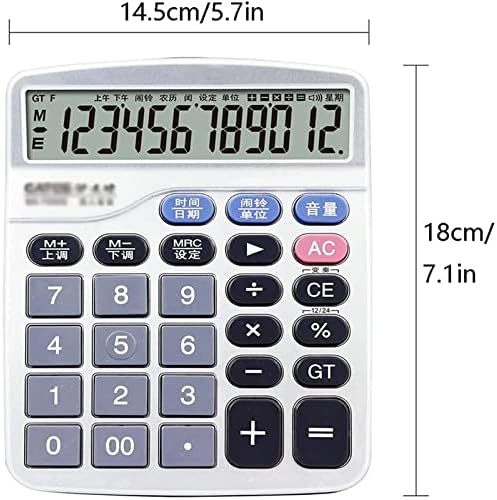 Calculadora portátil, calculadora científica Contabilidade financeira adequada para estudantes, calculadora eletrônica com tapete