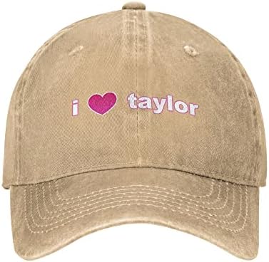 Eu amo Taylor Hat I Heart Taylor Hat 2024 HAT VINTAGE PAI CHATOS BASEBOL BOP