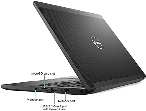 Dell Latitude 7390 laptop de tela sensível ao toque de 13,3 FHD, Intel Core i5-8350U, 16 GB DDR4 RAM, 256 GB NVME M.2